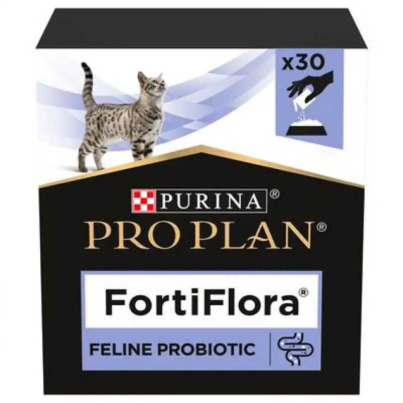 Pro Plan Veterinary Diets FortiFlora, Probiotic pentru pisici 30 de plicuri|Deltavet Shop