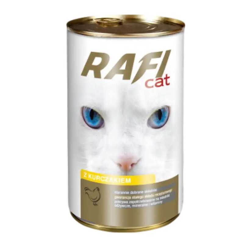 Rafi Hrana pentru pisici, Pui în sos 415g|Deltavet Shop