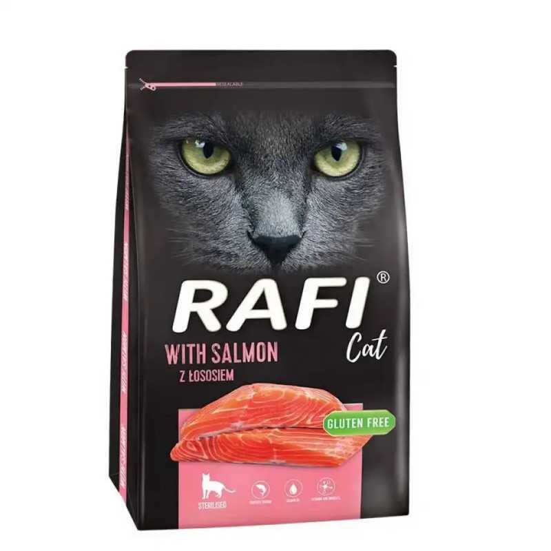 Rafi Hrana uscata pentru pisici sterilizate, Somon 7kg|Deltavet Shop