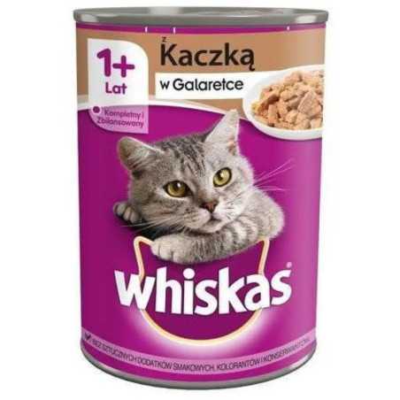 WHISKAS Hrana umeda pentru pisici cu rata in aspic 400g|Deltavet Shop