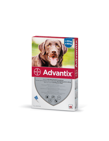 Advantix Caini 25-40 kg, 1 pipeta|Deltavet Shop