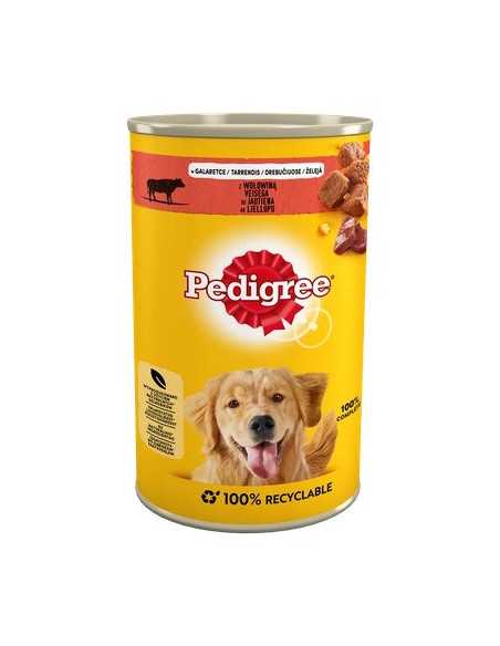 Pedigree conserva cu carne de vita in jeleu 1200g|Deltavet Shop