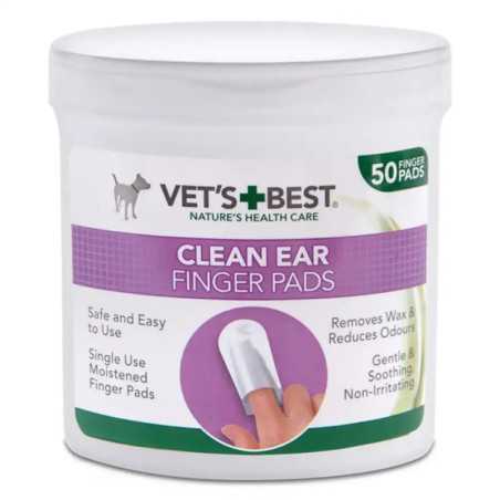 Degetare pentru igiena urechii Vet's Best Ear Finger 50 buc|Deltavet Shop