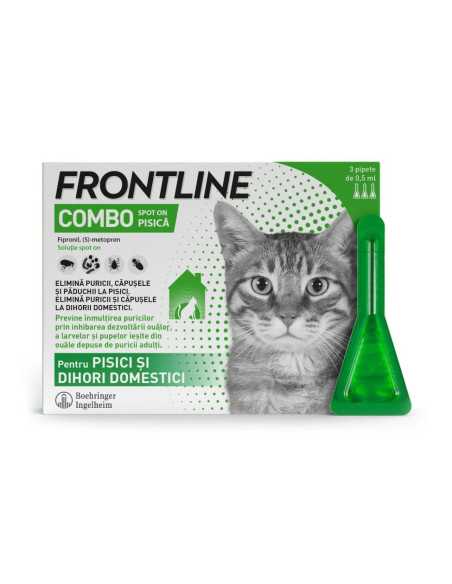 Frontline Combo Cat spot on pentru pisici, 3 pipete|Deltavet Shop