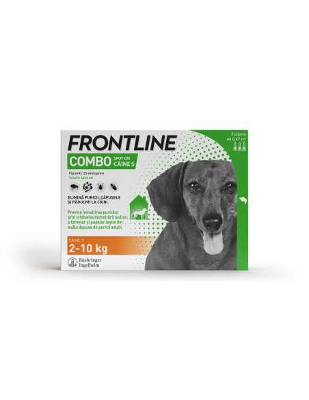 Frontline Combo Spot On S pentru caini, 2-10kg , 3 pipete|Deltavet Shop