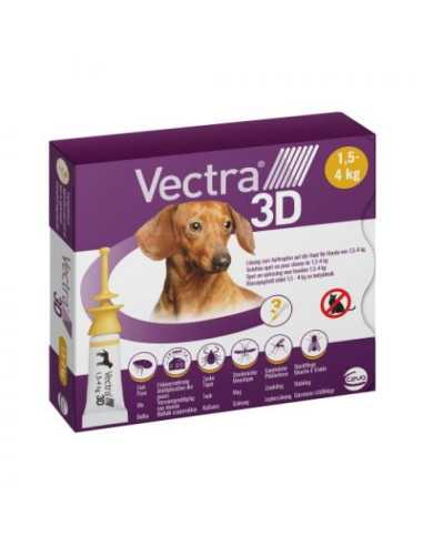 Vectra 3D Dog 1,5-4 Kg 3 pipete|Deltavet Shop