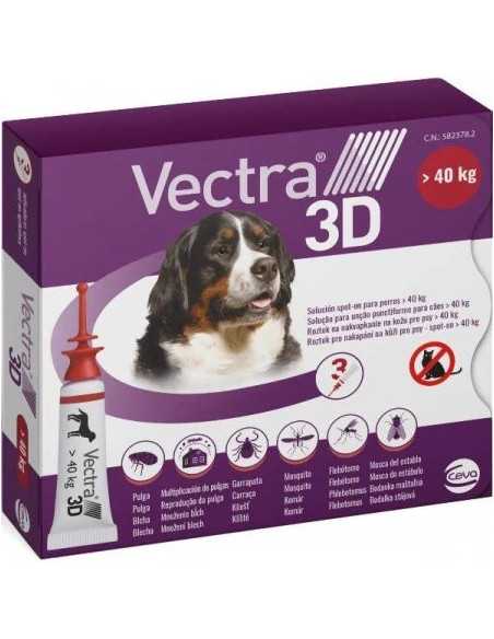 Vectra 3D Dog peste 40 Kg 3 pipete|Deltavet Shop