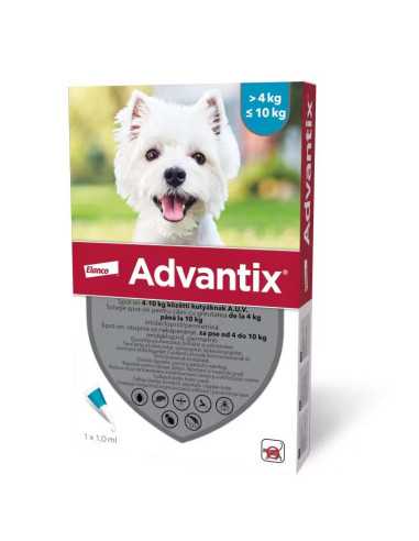 Advantix Caini 4-10 kg, 1 pipeta|Deltavet Shop
