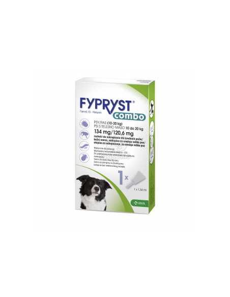 Fypryst Combo Dog M 134 mg (10-20 kg), 1 pipeta|Deltavet Shop