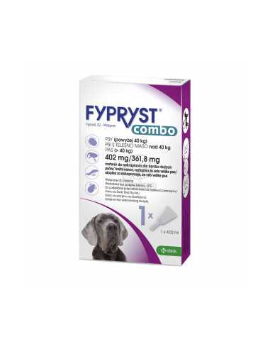 Fypryst Combo Dog XL 402mg (peste 40 kg), 1 pipeta|Deltavet Shop