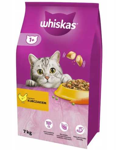 WHISKAS Hrana uscata pentru pisici adulte cu Pui 7kg|Deltavet Shop