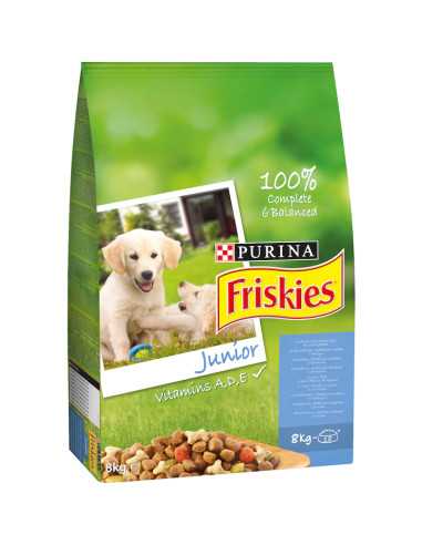 Friskies Junior, Pui & Legume 8Kg|Deltavet Shop