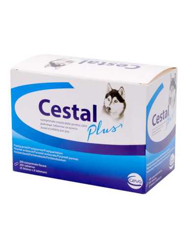 Cestal Dog Plus Chew 200 comprimate|Deltavet Shop