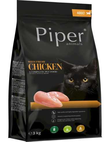 Piper Dolina Noteci Hrana uscata pentru pisici adulte, Pui 3kg|Deltavet Shop