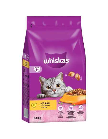 WHISKAS Hrana uscata pentru pisici adulte cu Pui 3.8Kg|Deltavet Shop