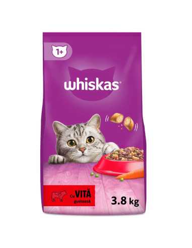 WHISKAS, Hrana uscata pisici adulte cu Vita, 3.8kg|Deltavet Shop