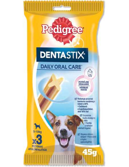 Pedigree, Delicii pentru caini, Dentastix, talie mica (5-10KG), 3 buc, 45g|Deltavet Shop