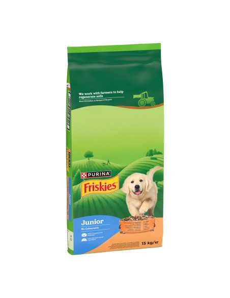 Friskies Junior, Pui & Legume 15Kg|Deltavet Shop