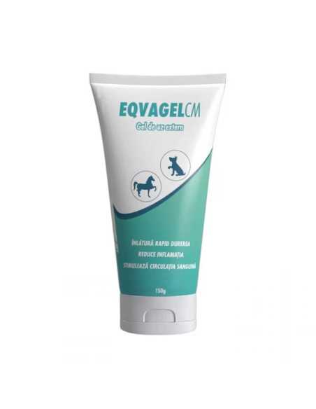 Eqvagel CM, Gel de uz extern impotriva durerii si a inflamatiei la cabaline si caini , 150 g|Deltavet Shop