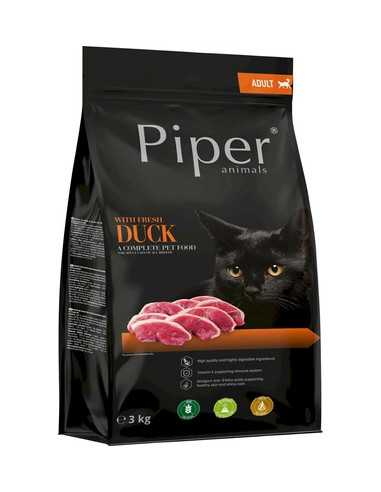 Piper Dolina Noteci Hrana uscata pentru pisici adulte, Rata 3kg|Deltavet Shop
