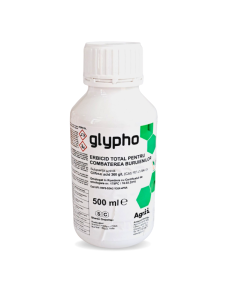 Erbicid Total Profesional, Sistemic, Glypho 500 ml|Deltavet Shop