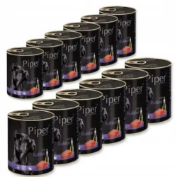 Piper, Hrana Umeda pentru caini cu carne de Iepure si Mar 800 g|Deltavet Shop
